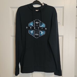 Pacific Creations Black Destin (FL) Hoodie, Large